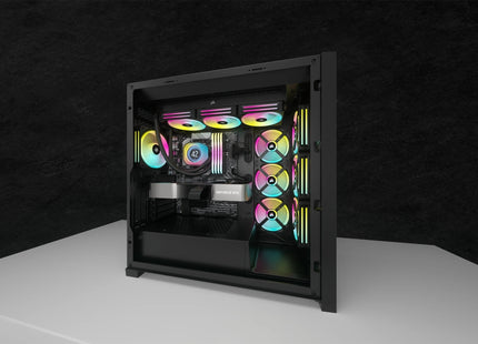 Corsair Icue Link Aio Módulo De Pantalla Lcd, Monitor 5,33 Cm (2,1 Pulgadas), Negro, Para Sistemas De Refrigeración Por Agua Icue Link Aio Cw-9061011-Ww