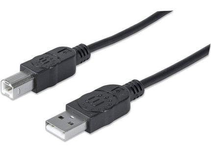 Manhattan Cable Usb B Impresora Usb 2.0, A Macho/ B Macho, 480 Mbps, 5 M, Negro