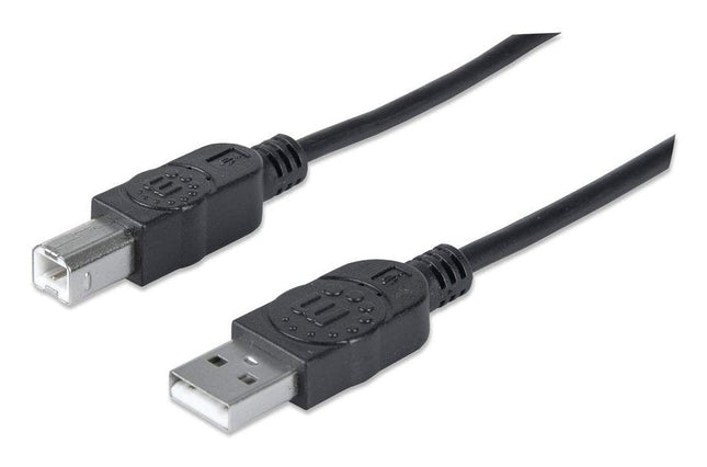 Manhattan Cable Usb B Impresora Usb 2.0, A Macho/ B Macho, 480 Mbps, 5 M, Negro
