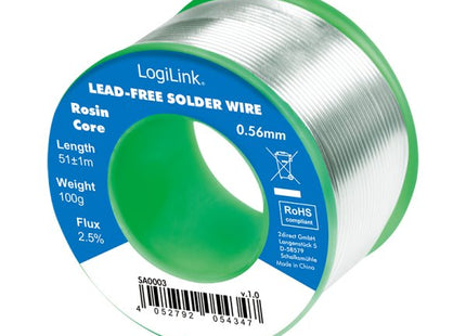 Logilink Sa0003 Alambre De Soldadura 0,56mm 100g