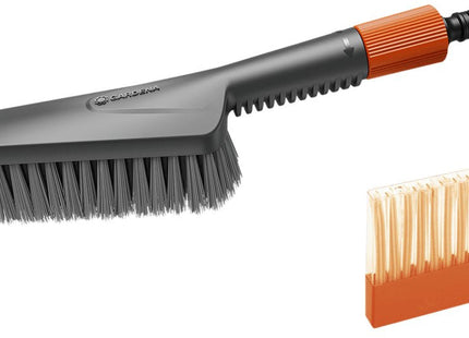 Gardena Set De Lavado Cleansystem Con Cepillo De Mano S Suave, Cepillo Gris, Incluye 10 Barras De Jabón 18860-20