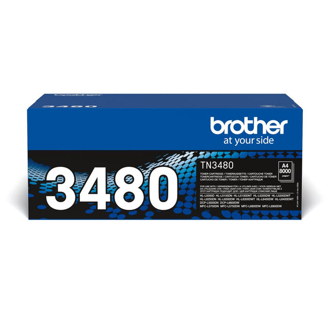 EAN 4977766755658 - Brother TN-3480 cartucho de tóner 1 pieza(s) Original Negro imagen 1