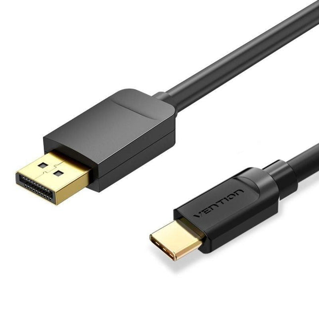 Cable Conversor Vention Cgybf Usb Tipo-C Macho Displayport Macho 1.5m Negro