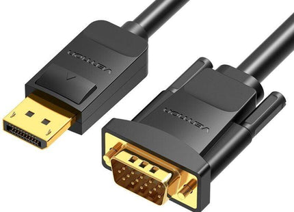 Cable Conversor Vention Hblbj Vga Macho Displayport Macho 5m Negro