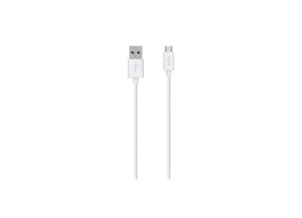Cable De Carga Y Sincronización Belkin F2cu012bt2m-Wht  De Micro-Usb A Usb Mixit Color Blanco