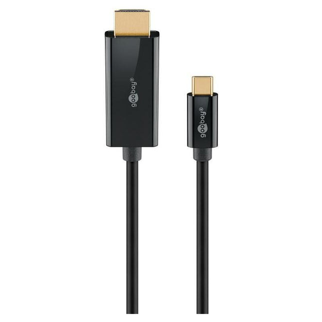 Cable Goobay 75696 Usb-C To Hdmi 4k 60 Hz, 1 M, Black