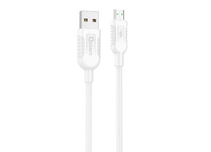 Cable Qcharx Athens Usb A Micro 3a 1 M Pvc Blanco