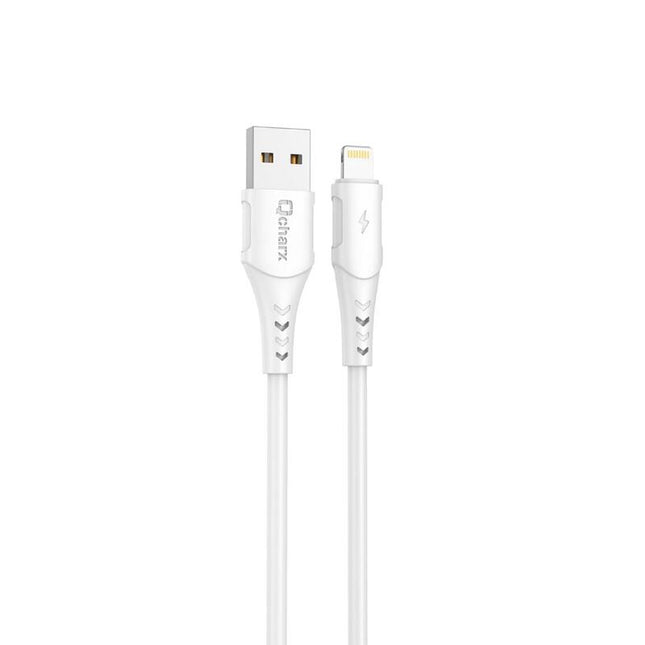 Cable Qcharx Lisbon Usb A Tipo C 3a 1 M Pvc Blanco