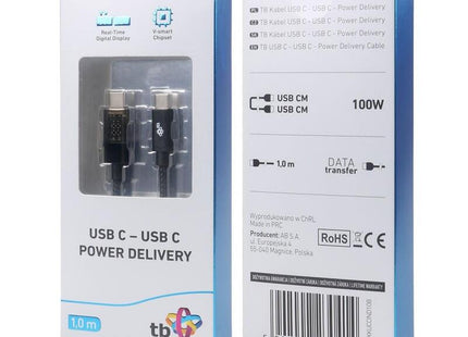 Cable Tb Usb C 1m. With Charging Indicator 100w