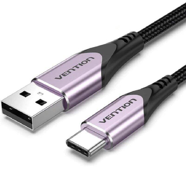 Cable Usb 2.0 Tipo-C Vention Codvf Usb Tipo-C Macho Usb Macho 480mbps 1m Purpura