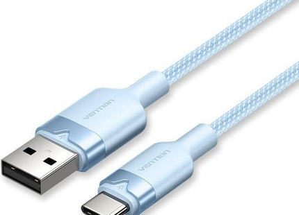 Cable Usb 2.0 Tipo-C Vention Ctnlf Usb Tipo-C Macho Usb Macho Hasta 60w 480mbps 1m Azul