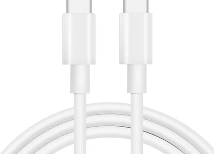 Cable Usb C Carga Rápida De 140w   240w Con Chip E Mark 1.80m Blanco