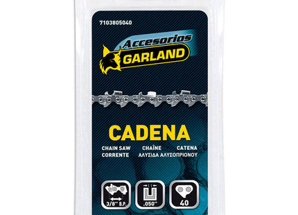 Cadena De Motosierra Para Espada De 10" (25cm) 3/8 B.P 10" 40 E 7103805040 Garland