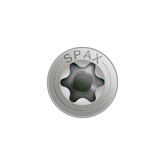 Caja 25 Unid. Tornillo Madera Spax Cabeza Plana Inox A2 4,0x30mm Spax
