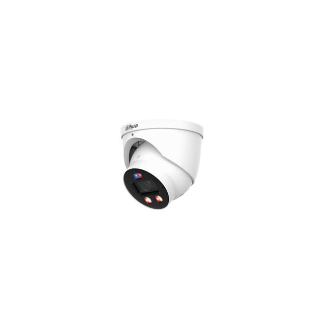 (Dh-Ipc-Hdw3449hp-As-Pv-0280b-Pro) Dahua Camara Ip Wizcolor Turret Wizsense Serie 3 4mp Con Inteligencia Artificial, Soporta Microsd 256gb, Tioc Pro Alarma In/Out, Acupick, Smd 4.0, 12 Vdc/Poe, Ip67, 2.8mm