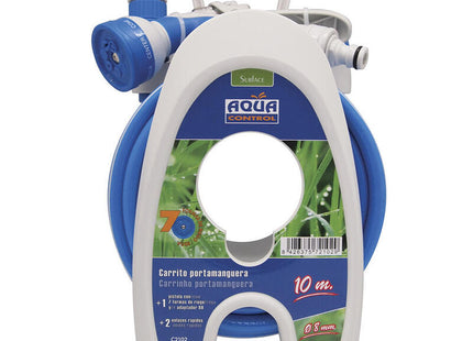 Carrito Porta Manguera Especial Terrazas 10m Aqua Control