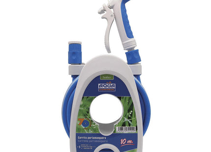 Carrito Porta Manguera Especial Terrazas 10m Aqua Control