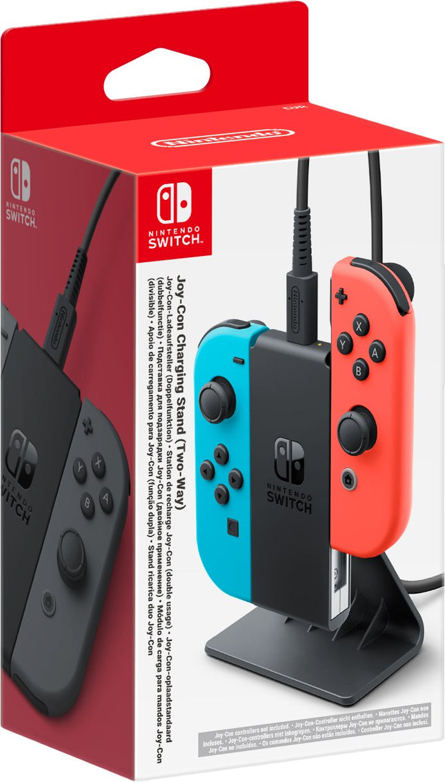 Soporte De Carga Nintendo Joy-Con, Estación De Carga Negra, Para 2 Mandos 10014639