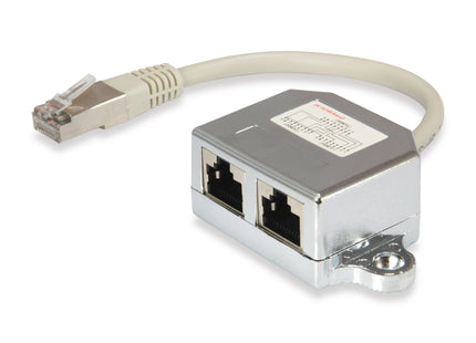 Equip Splitter C5 1xrj45 2xrj45 M/H 0,15m
