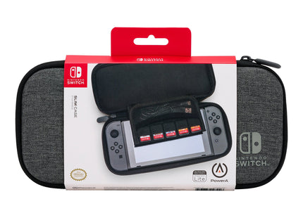 Powera 1522651-01 Funda Para Consola Portátil Funda Protectora Rígida Nintendo Carbón Vegetal