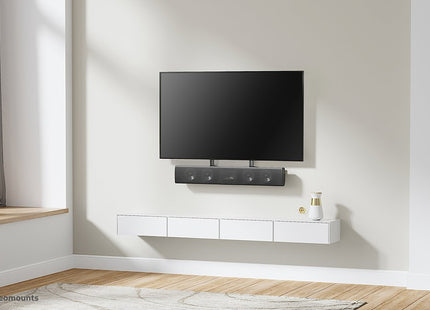 Soporte Universal Para Barra De Sonido, Ajustable En Profundidad (0-4,2 Cm) 10kg Awl29-750bl1 Neomounts