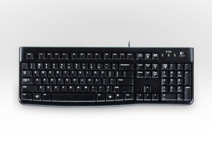 Teclado Ruso Logitech K120 For Business Usb Qwerty Negro 920-002522