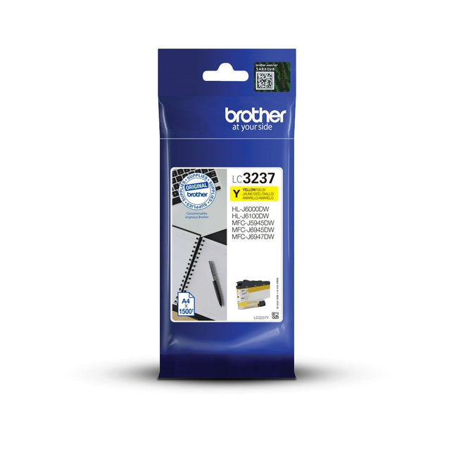 EAN 4977766788076 - Brother LC3237Y cartucho de tinta 1 pieza(s) Original Amarillo imagen 1
