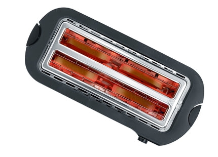 Tostadora Severin At 2590 2 Rebanada(S) 1400 W Negro, Plata