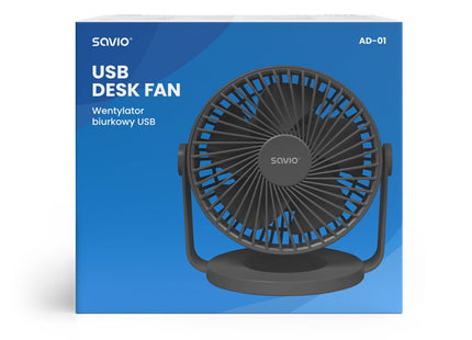 EAN 5901986048589 - Savio AD-01 ventilador Negro imagen 4