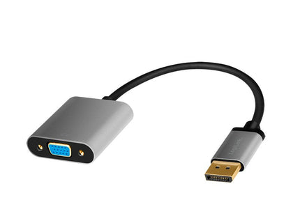 Adaptador Logilink Cda0109 Displayport Vga Negro, Gris
