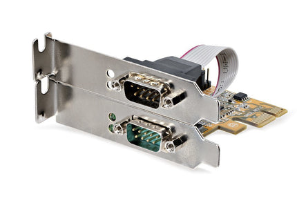 Startech 21050-Pc-Serial-Lp Tarjeta Pci-E 2 Puertos Serie 5v/12v