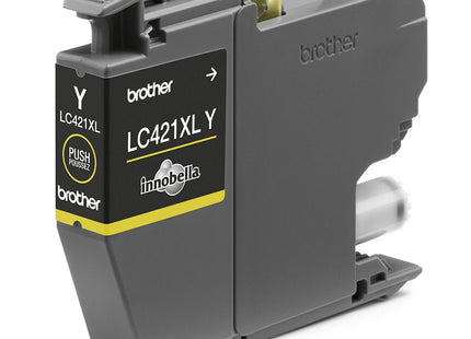 Tinta Original Brother Lc-421xly Lc421xly Alta Capacidad  Amarillo