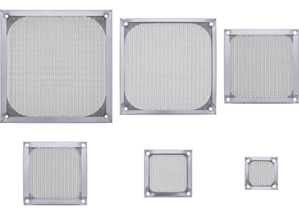 Filtro De Aluminio Inline Fan Grill 92x92mm