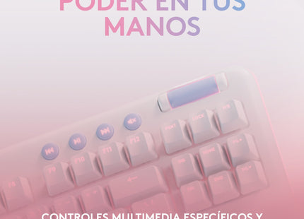 EAN 5099206100886 - Logitech G 920-010685 teclado Juego RF Wireless + Bluetooth QWERTY Español Blanco imagen 8