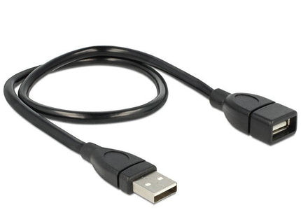 EAN 4043619834990 - DeLOCK 50cm USB 2.0 cable USB 0,5 m USB A Negro imagen 3