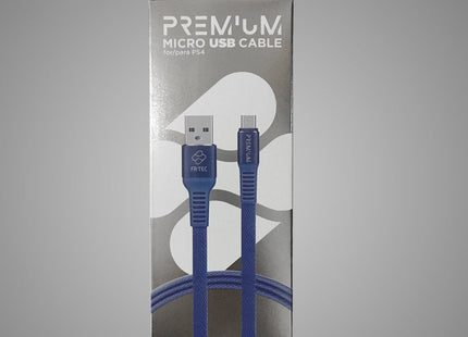 Cable Usb 2.0 Fr-Tec Premium Para Ps4 Usb Macho Microusb Macho 3m Azul