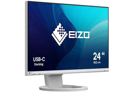 Monitor Eizo 60.5cm (23,8") Ev2480-Wt 16:09 Dvi+Hdmi+Dp+Usb-C White