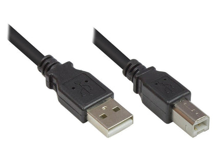 Cable Good Connections Usb2.0 A-B Negro 0,5m