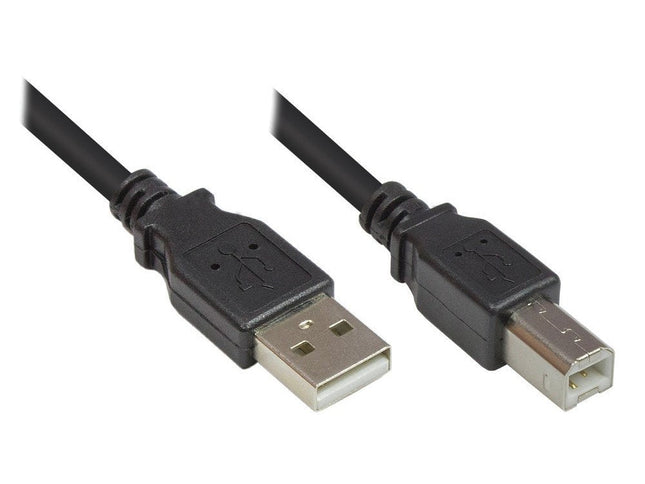 Cable Good Connections Usb2.0 A-B Negro 0,5m