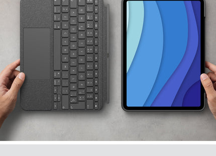 Logitech Combo Touch Funda Con Teclado Español Gris Para Ipad Pro 11" (1º/2º/3º Gen)
