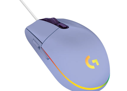 Logitech Raton G203 Lightsync Gaming Usb Lila 910-005853