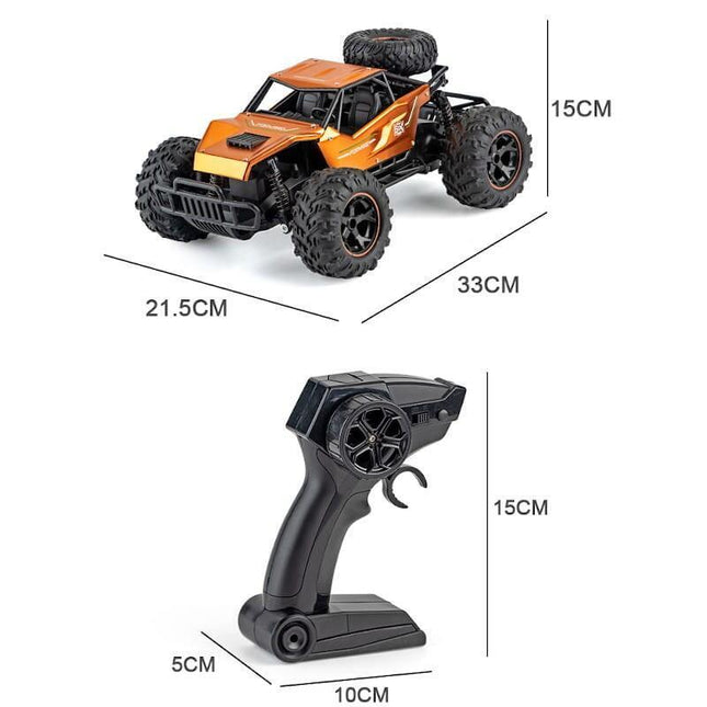 Coche Rc Eléctrico Sprint 1/14 Off-Road Monster Truck Naranja