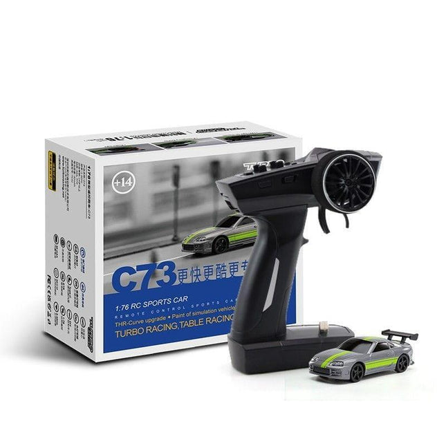 Coche Rc Eléctrico  Turbo Racing Rc Car C73 1/76 Gris