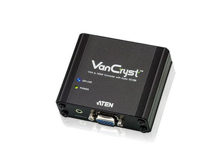 Convertidor Vga A Hdmi, Aten Vc180, Hasta 1080p, Con Audio