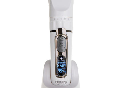 Cortadora De Pelo Camry Cr 2841 Con Pantalla Lcd, Blanco Marrón