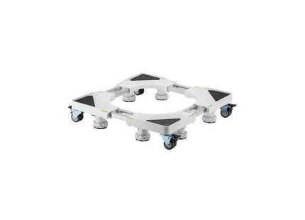 Cromad Soporte/Base Ajustable Serie Pro Con Ruedas Para Nevera Y Lavadoras - Color Blanco