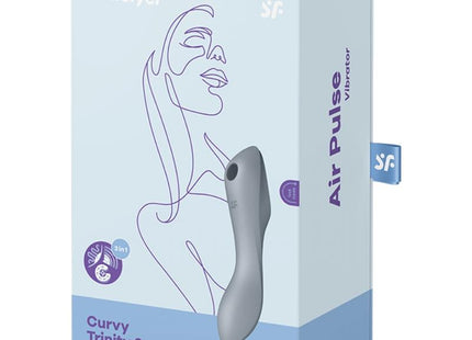 Satisfyer Curvy Trinity 3 Estimulador Clitoris - Gris