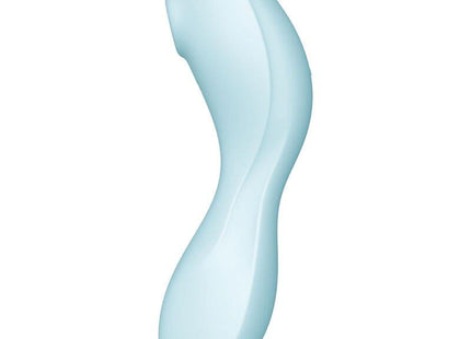 5 Estimulador Y Vibrador Satisfyer Curvy Trinity  - Azul