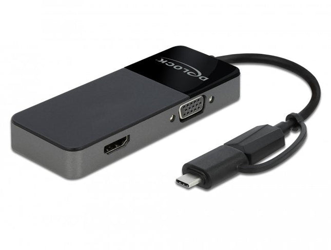 Delock Adaptador Usb 3.0 A 4k Hdmi + Vga