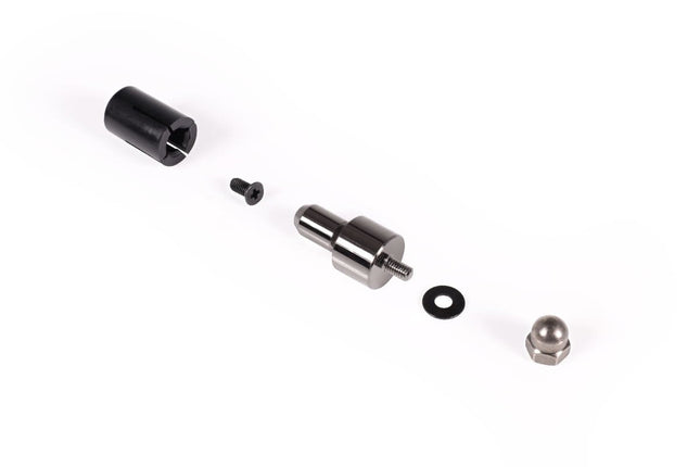 Alphacool Core Push Mounting 25mm M3/M4/Unc 6-32 Set 4x, Montaje/Montaje Negro/Plateado, 25 Mm 15725